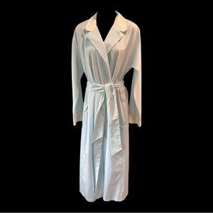 JOELLE by LaPerla pale blue cotton robe.